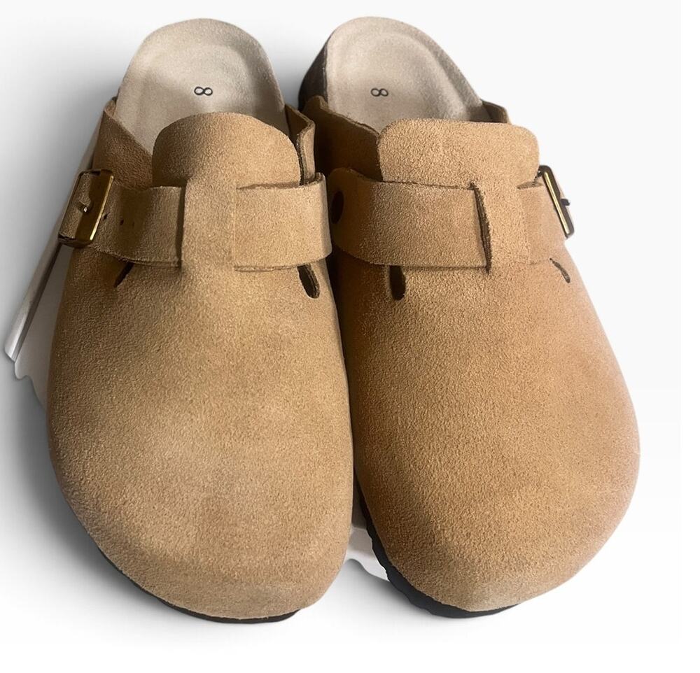 Quince Women's Water Repellent Pecan Clog/Mules Size 8 NIB